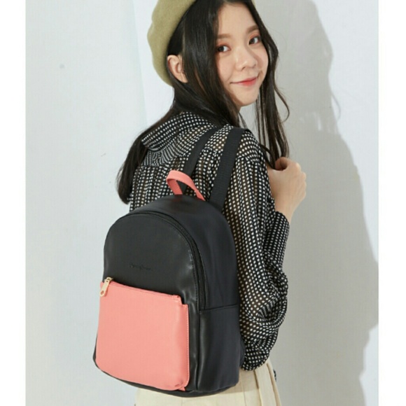 Rebecca Bonbon Handbags - SALE! Host Pick! RB Color Crush Bakpack-Pink+Black